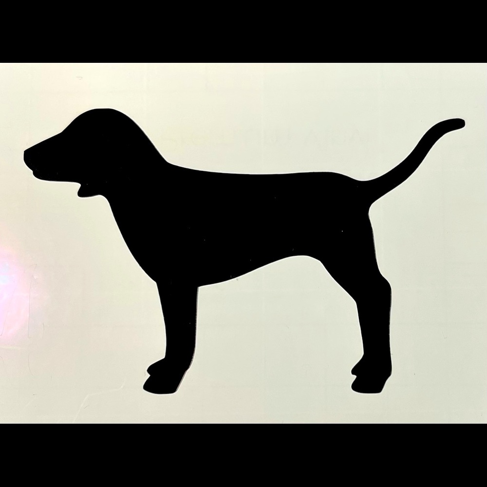 VS Pink Custom Dog Decal